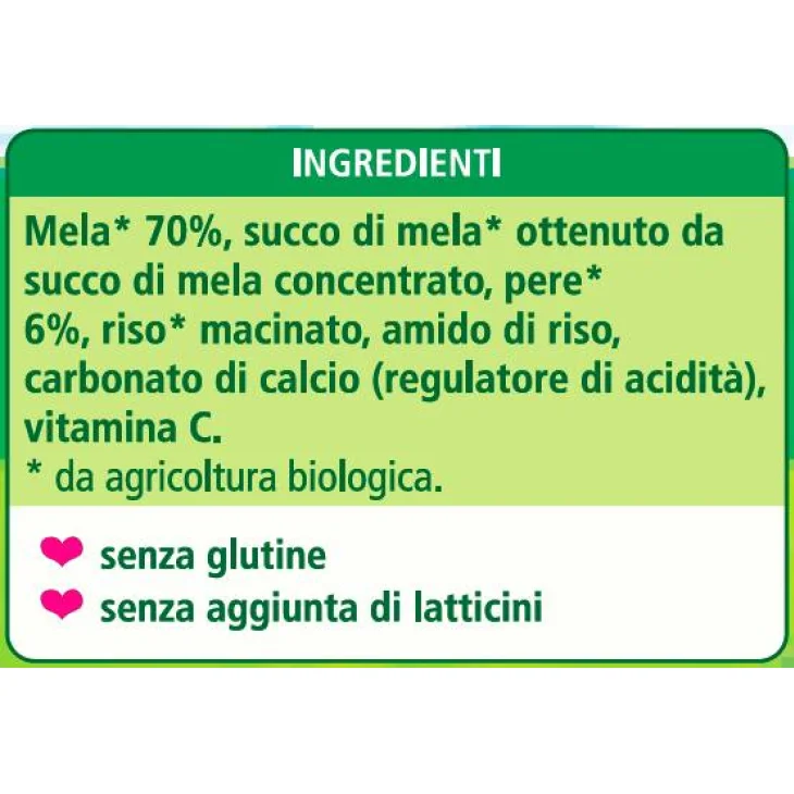 Hipp Bio Omogeneizzato Biologico Mela e Pera