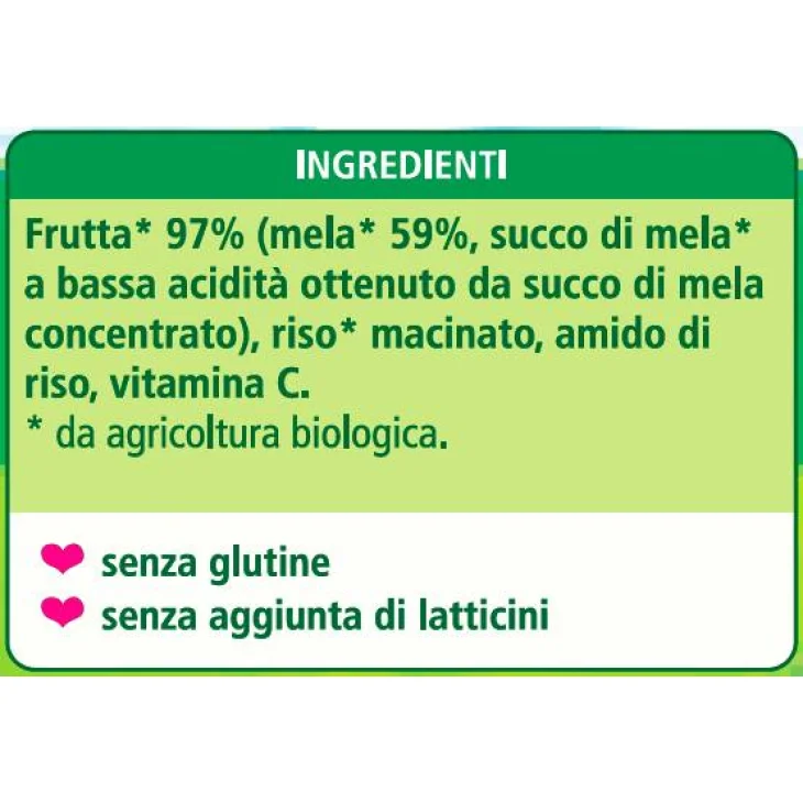 Hipp Bio Omogeneizzato Biologico Mela Golden