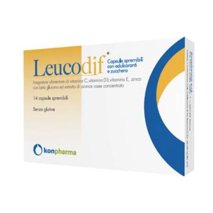 Leucodif Integratore Utile per le Difese Immunitarie 14 capsule spremibili