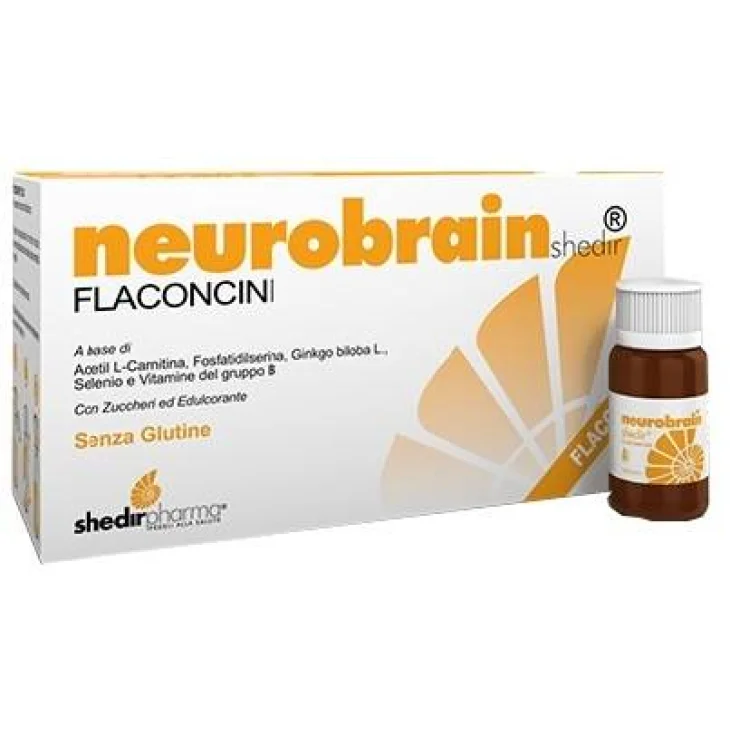 Neurobrain per la funzionalità del microcircolo e sistema nervoso 10 Flaconcini x 10 ml