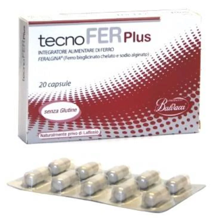 Laboratori Baldacci Tecnofer Plus Integratore Ferro 20 capsule