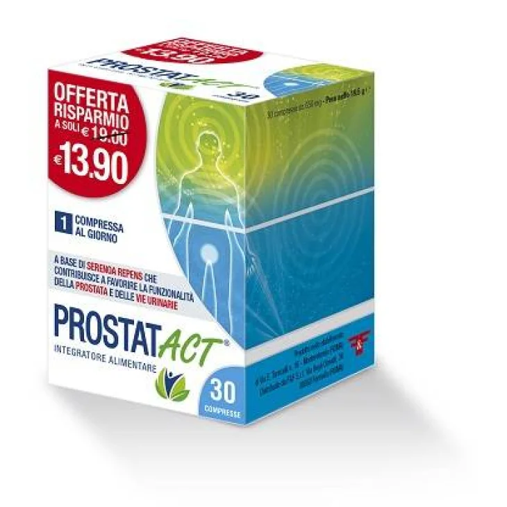 Prostatact Integratore per la Prostata 30 Compresse