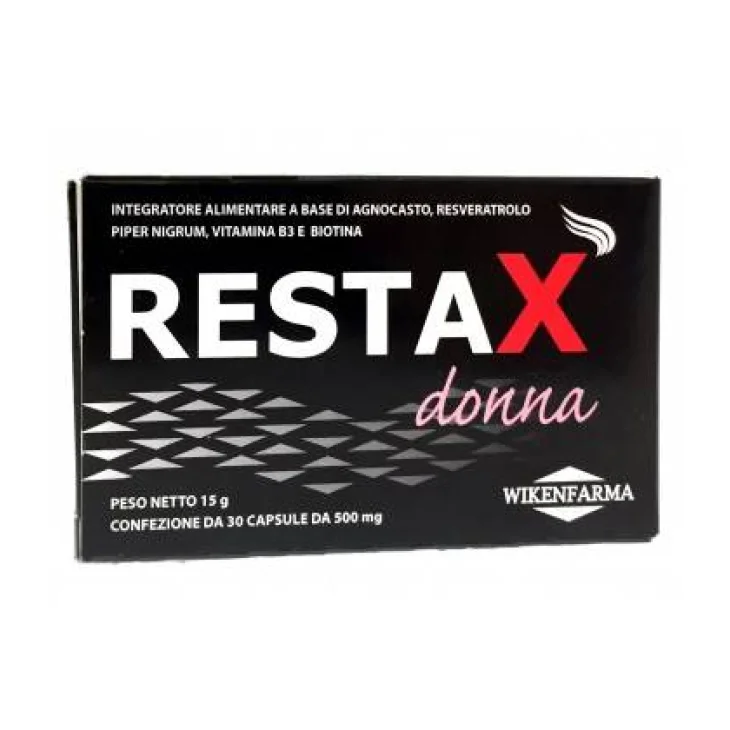 Restax Donna Integratore Anticaduta Capelli 30 capsule