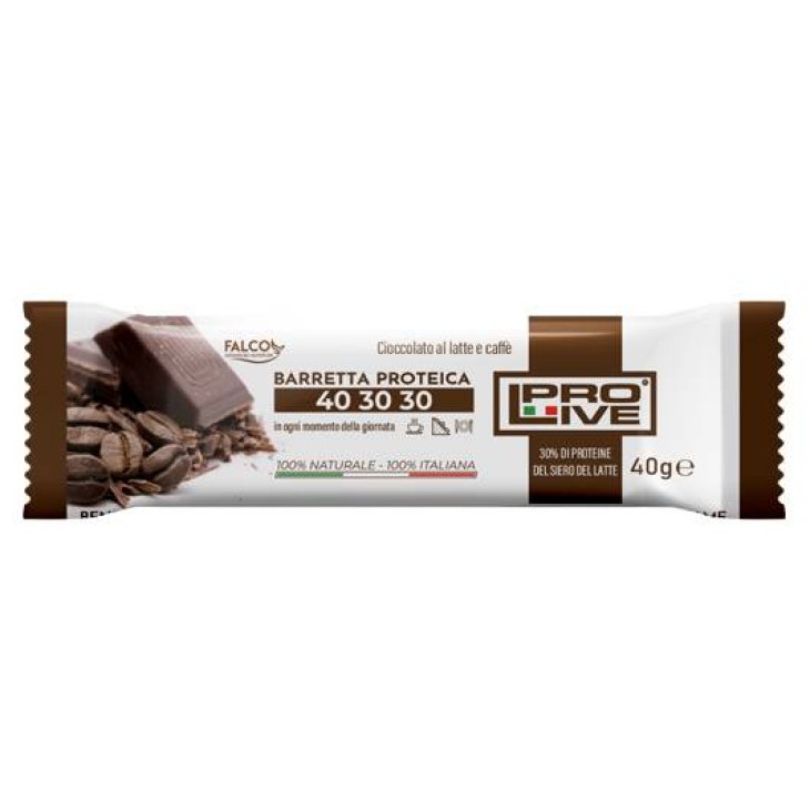 ProLive 40 30 30 Barretta proteica gusto cioccolato al latte e caffè 40 g