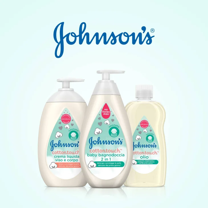 Johnson's Baby Olio per Bambini e Neonati Cottontouch Assorbimento Rapido 300ml
