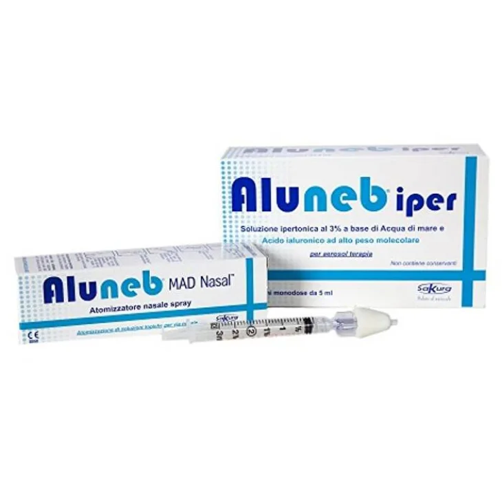 Aluneb Iper Kit 20 Flaconcini + Mad Nasal Soluzioni da Nebulizzare