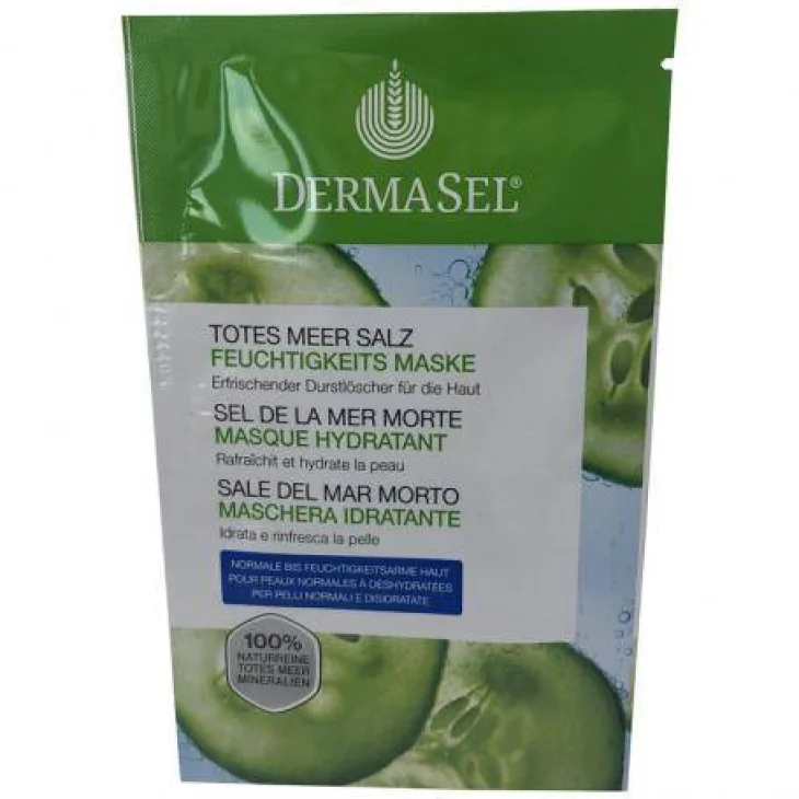 Dermasel Maschera Viso Idratante e Rinfrescante 12 ml
