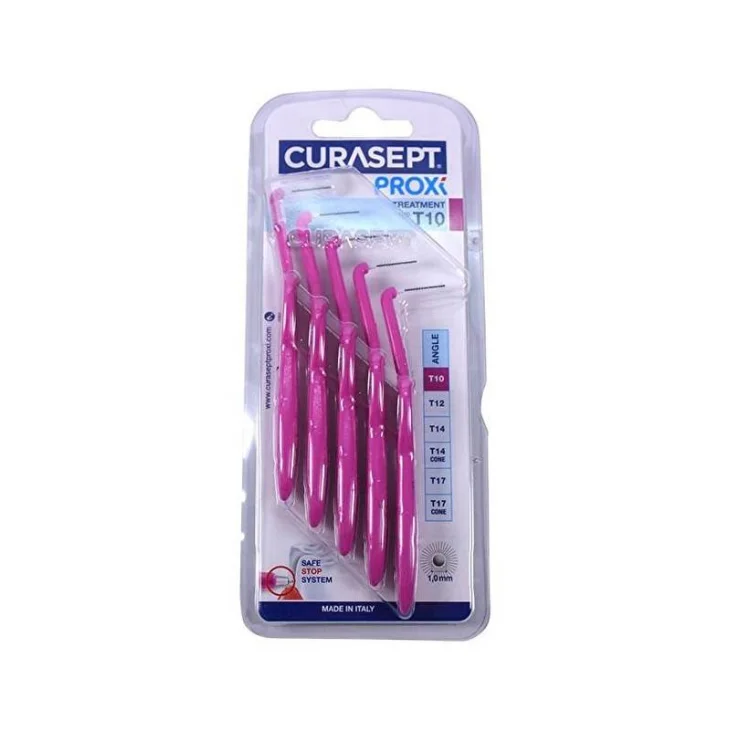 Curasept Proxy Angle T10 Scovolino Interdentale Fuxia 5 Pezzi