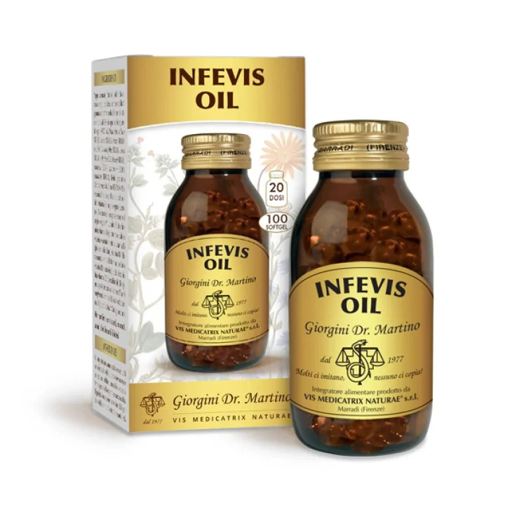 Dr Giorgini Infevis Oil Integratore Funzioni Respiratorie 100 softgel