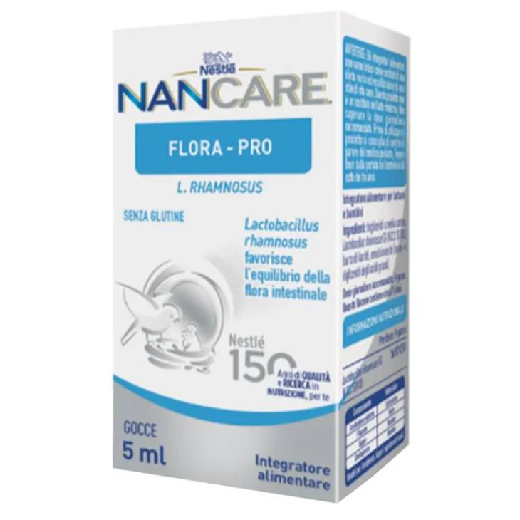 Nestlè NANCARE Flora-Pro Gocce Integratore Alimentare per Lattanti 5 ml