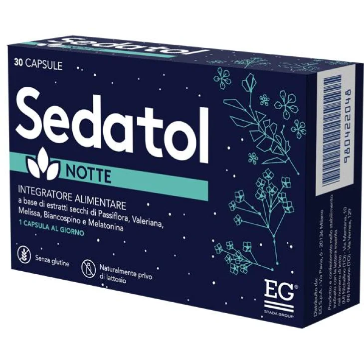 Sedatol Notte Integratore per il Sonno 30 Capsule