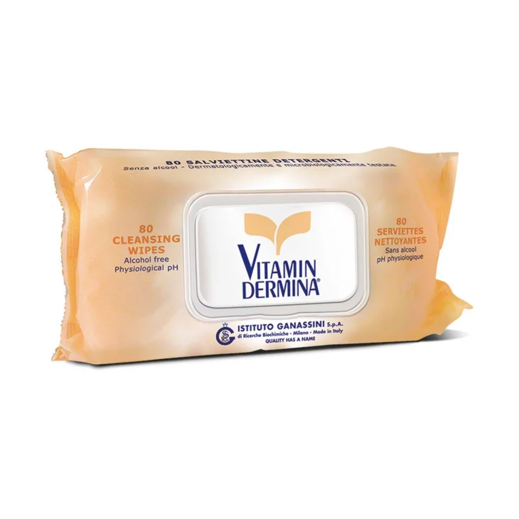 Vitamindermina Salviettine Detergenti 80 pezzi