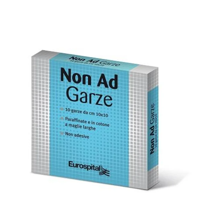 Eurospital Garza Paraffinata Non Adesive 10x10 Cm 10 Pezzi