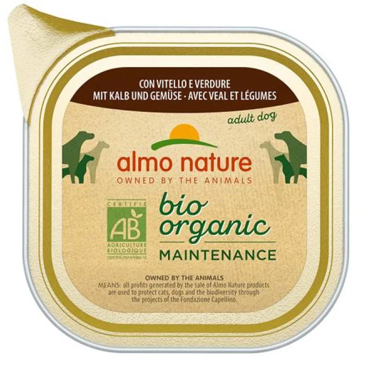 Daily Menu Bio Dog Alimento umido per cani gusto vitello e verdure 100 g