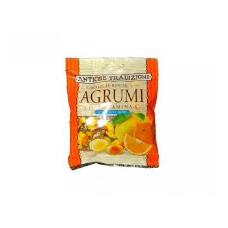 Antiche Tradizioni Caramelle ripiene con vitamina C gusto agrumi 60 g