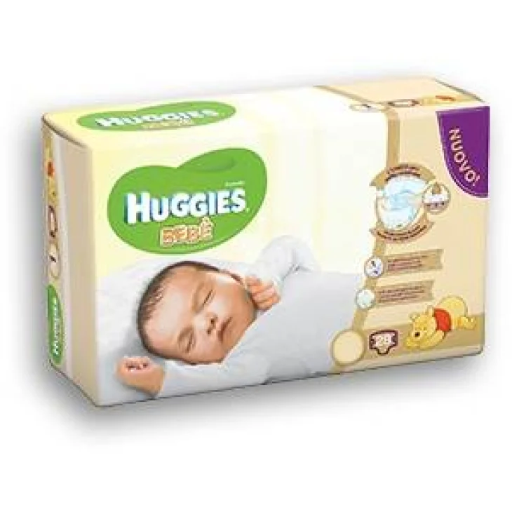 Pannolino Huggies Extra Care Bebe' Base 1 28 Pezzi