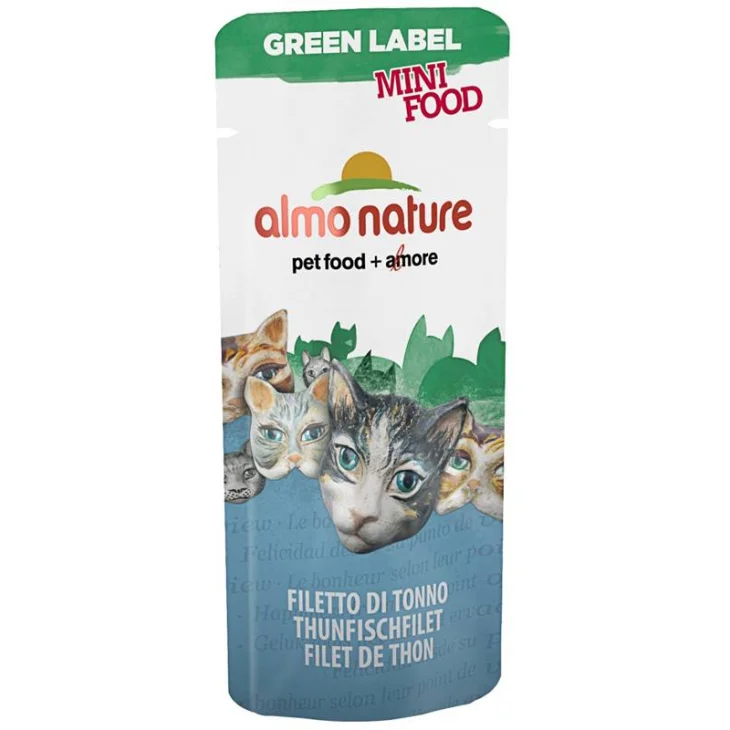Green Label Mini Food Filetto Tonno per gatto adulto 3 g