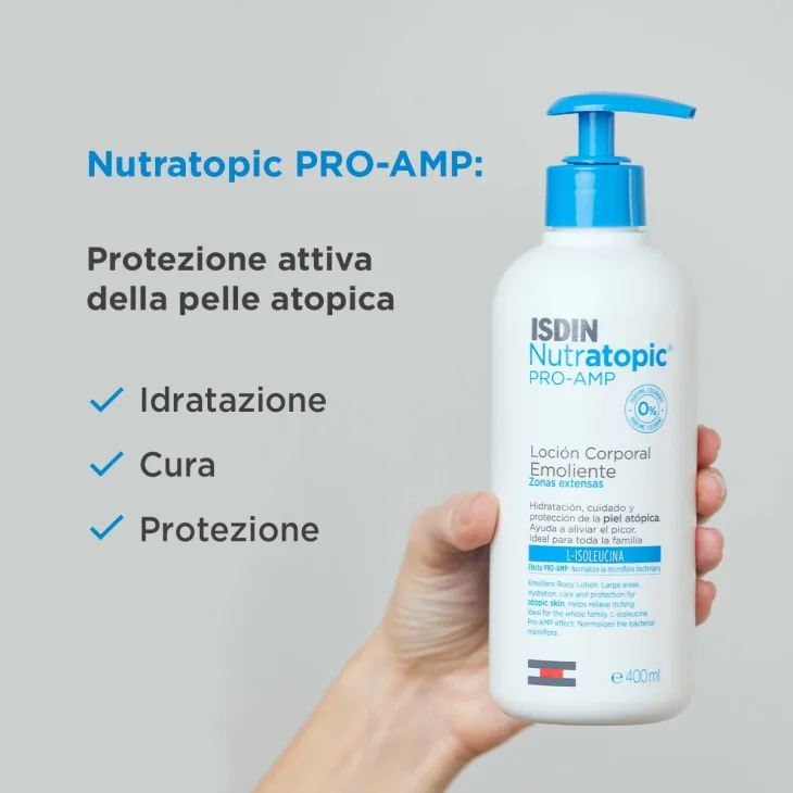 Isdin Nutratopic Pro-amp Lozione Idratante Pelle Atopica 400 Ml