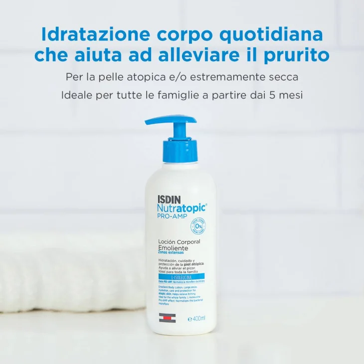 Isdin Nutratopic Pro-amp Lozione Idratante Pelle Atopica 400 Ml