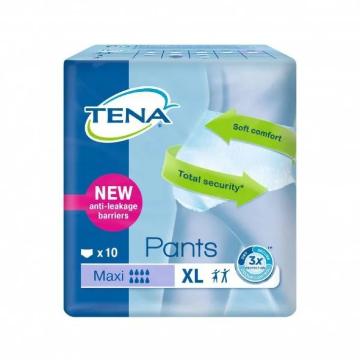 Tena Pants Maxi Pannolone Pull Up Taglia Extra Large 10 Pezzi