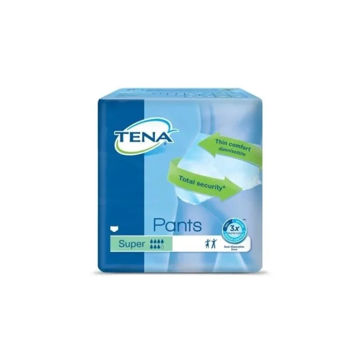 Tena Pants Super Pannolone Pull Up Taglia Medium 10 Pezzi