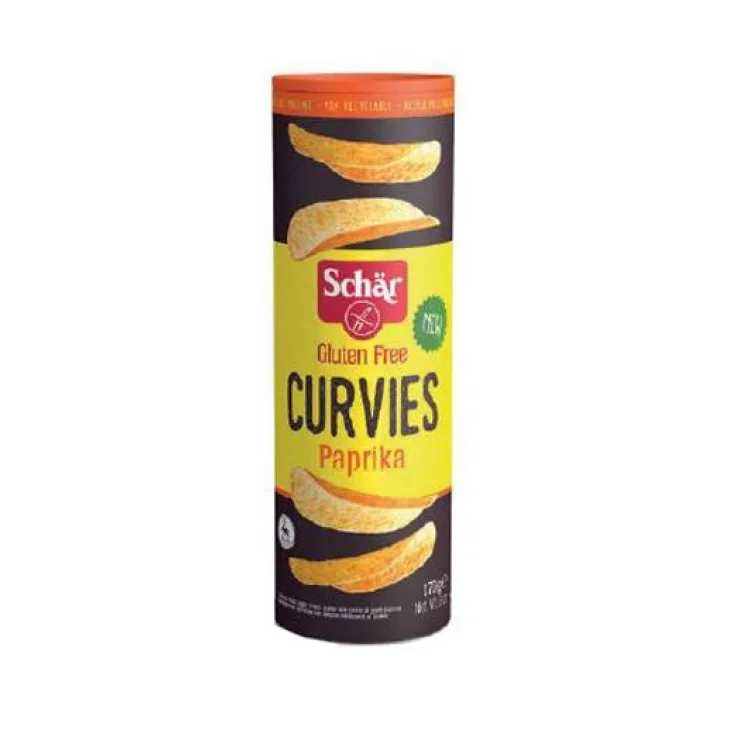 Schar Curvies Paprika Chips di Patate senza glutine 170 g
