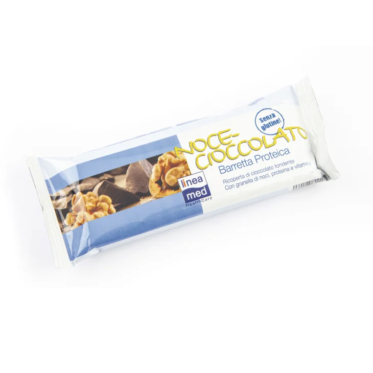 Lineamed Barretta Proteica Gusto Noci e Cioccolato 50 g