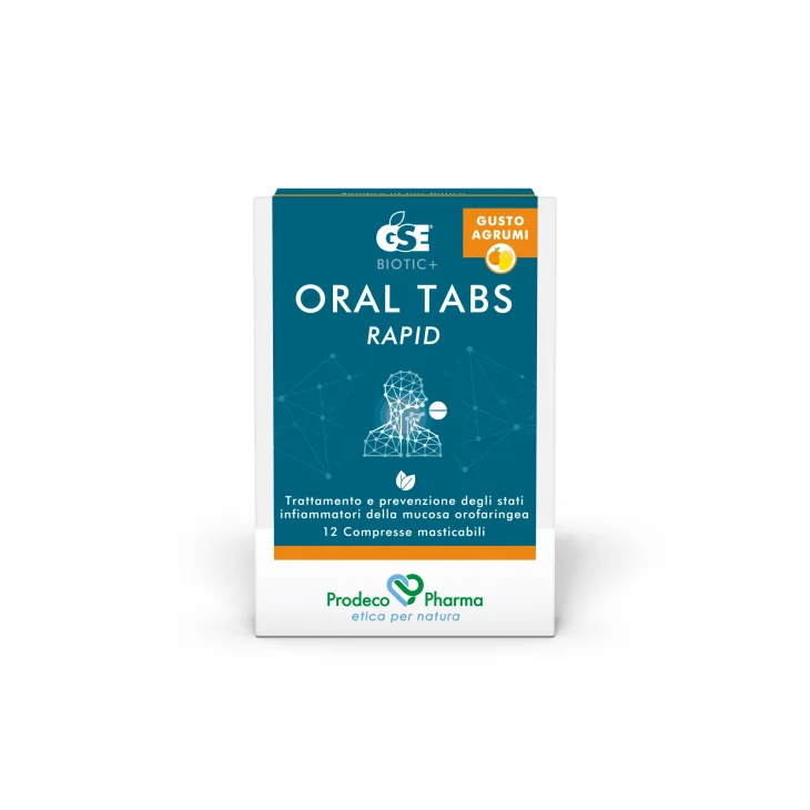 Prodeco GSE Oral Tabs Rapid Gusto Agrumi 12 Compresse