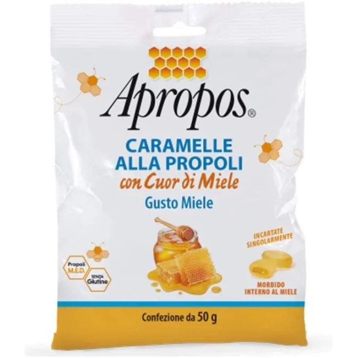 Apropos Caramelle alla Propoli con Cuore di Miele 50 gr