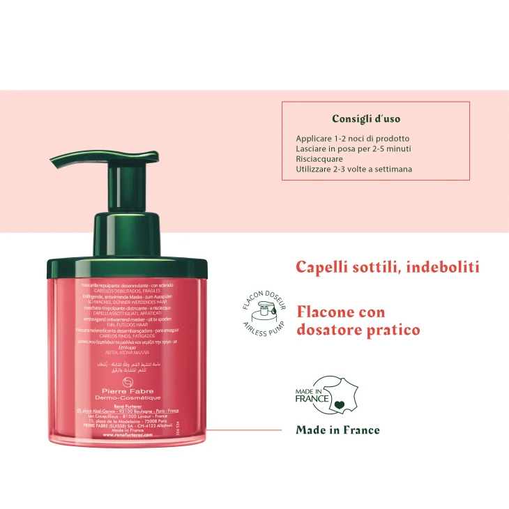 Rene Furterer Tonucia Maschera Rimpolpante Districante 200 ml