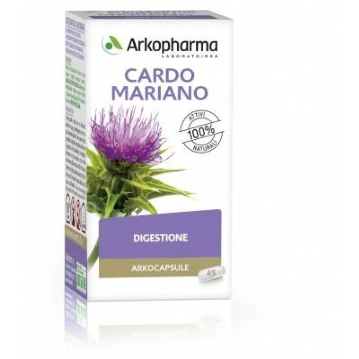Arkopharma Arkocapsule Cardo Mariano Integratore Per Il Fegato 45 cps