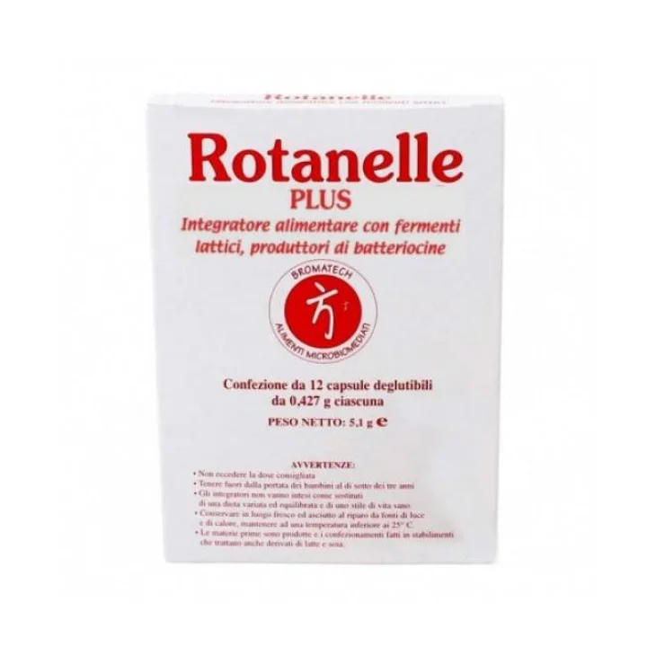Bromatech Rotanelle Plus Integratore Fermenti Lattici 12 capsule