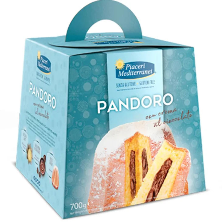 Piaceri Mediterranei Pandoro con Crema al Cioccolato Senza Glutine