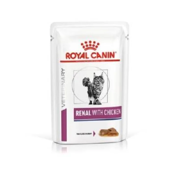 Royal Canin Feline Renal Cibo umido per gatti al gusto pollo 85 g