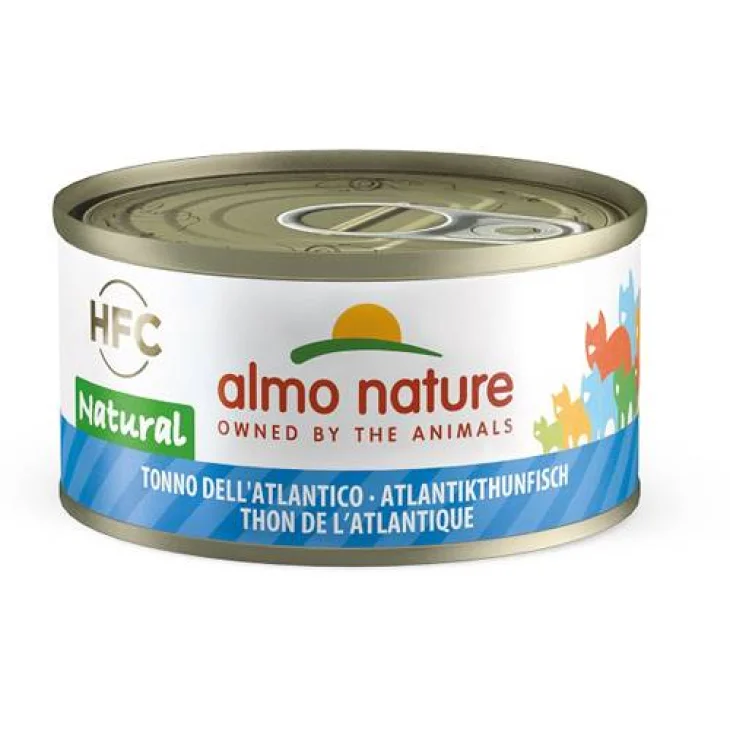 Almo Nature HFC Natural Cibo Umido Tonno atlantico per gatti Adulti 70 g