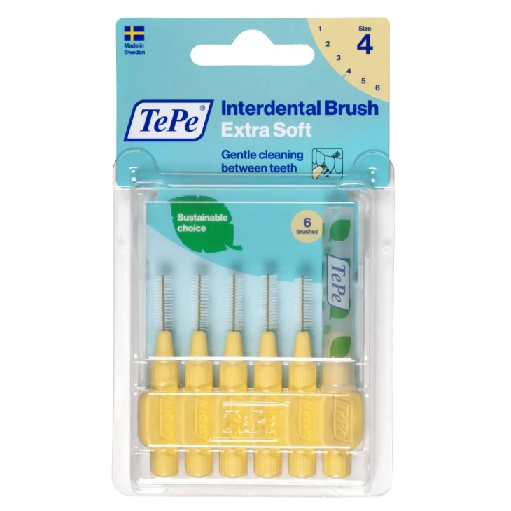 TePe Extra Soft Scovolino Giallo 0,7 mm 6 pezzi