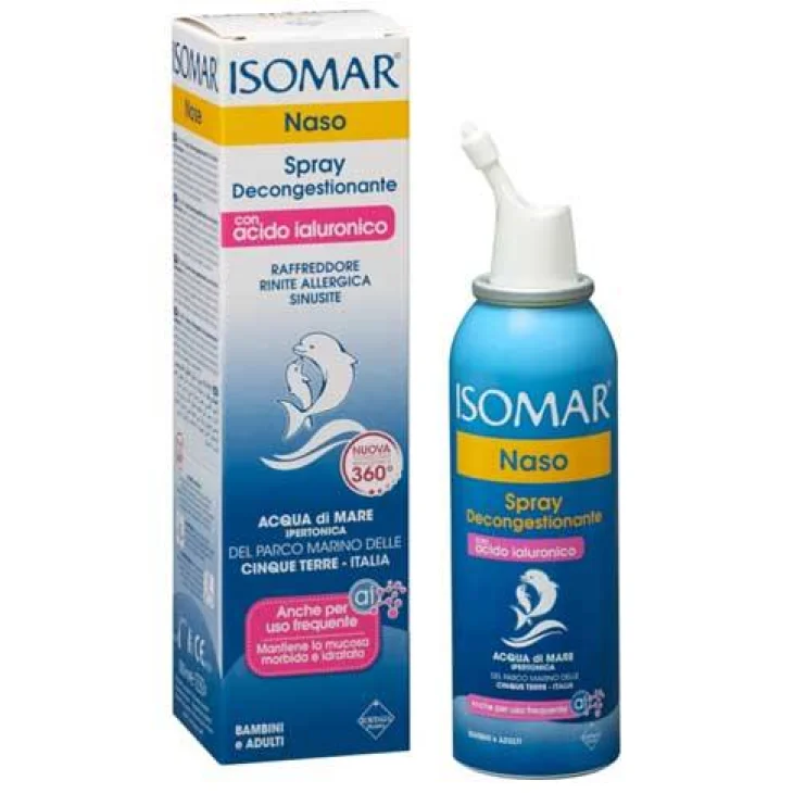 Isomar Spray decongestionante con Acido Ialuronico 100 ml