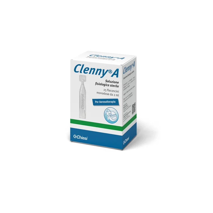 Clenny A Soluzione Fisiologica Sterile Per Aerosolterapia 25 Flaconcini Monodose Da 2 ml