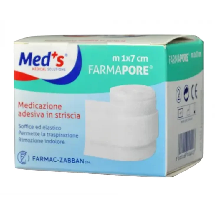 Med's Pore Medicazione Adesiva 1m x 7cm