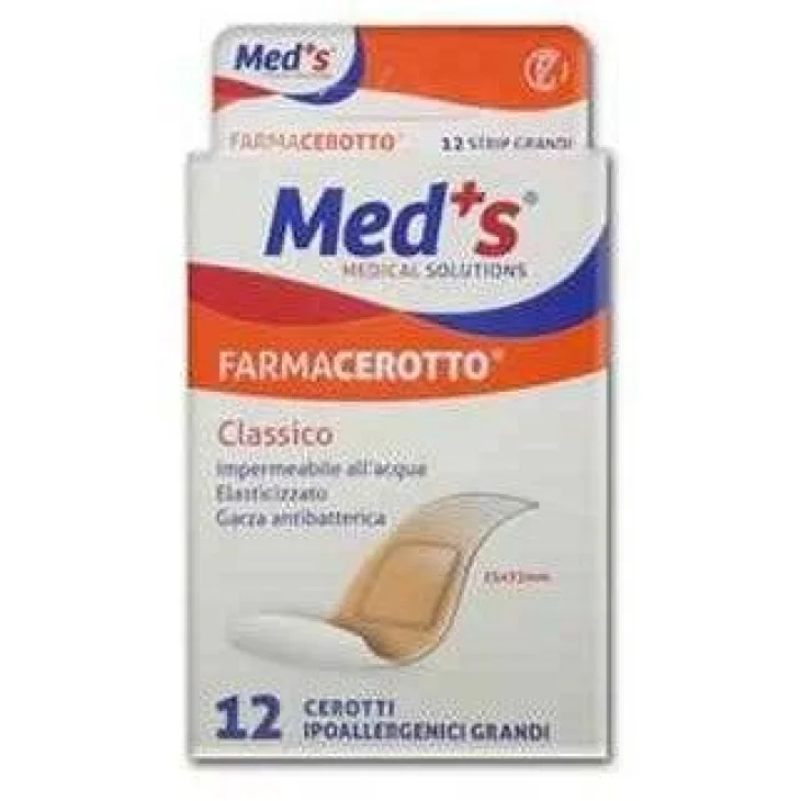 Med's Farmacerotto Classico Cerotti ipoallergenici assortiti 12 pezzi