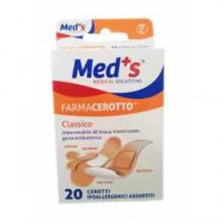 Med's Farmacerotto Classico Cerotti ipoallergenici assortiti 20 pezzi