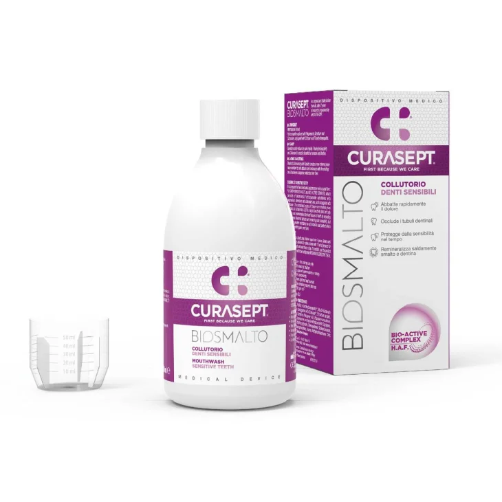 Curasept Biosmalto Collutorio per denti sensibili 300 ml