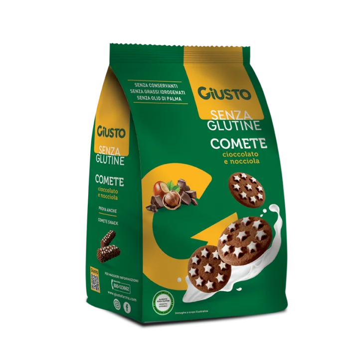 Giusto Senza Glutine Comete Biscotti 200 G