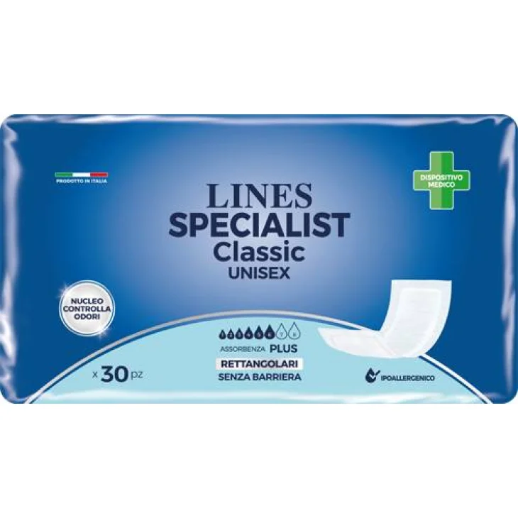 Lines Specialist Classic Pannolone rettangolare 30 Pezzi