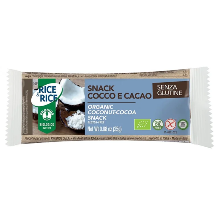 RICE & RICE SNACK COCCO CACAO 25 G