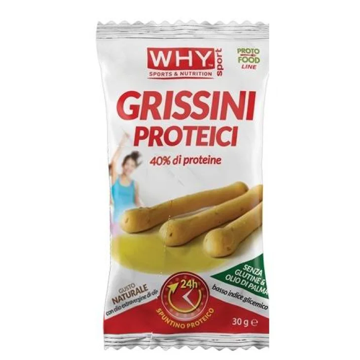 Whynature Grissini Proteici Naturale 30 G