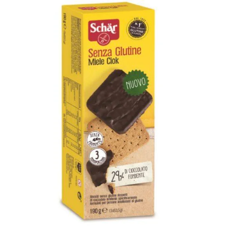 Schar Miele Ciok Croccante biscotto senza glutine 190 g