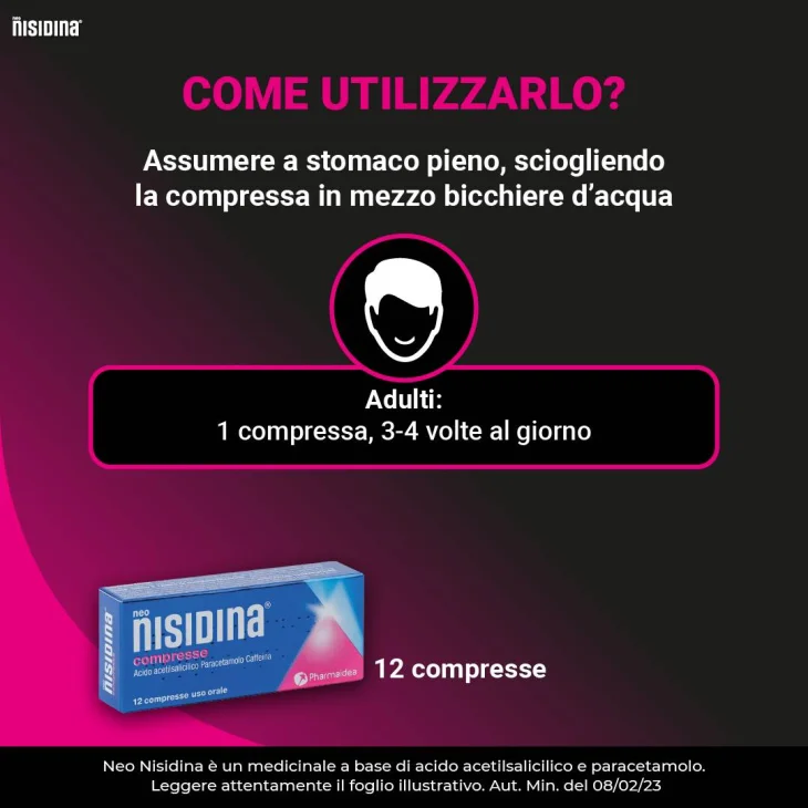 Pharmaidea Neo Nisidina Antidolorifico 12 compresse
