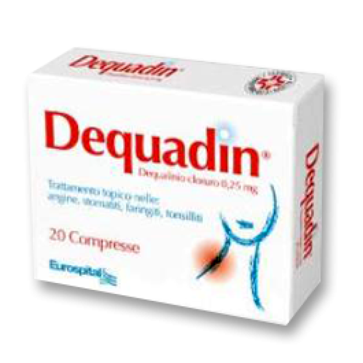 Dequadin Trattamento Topico delle Faringiti e Tonsilliti 20 Compresse