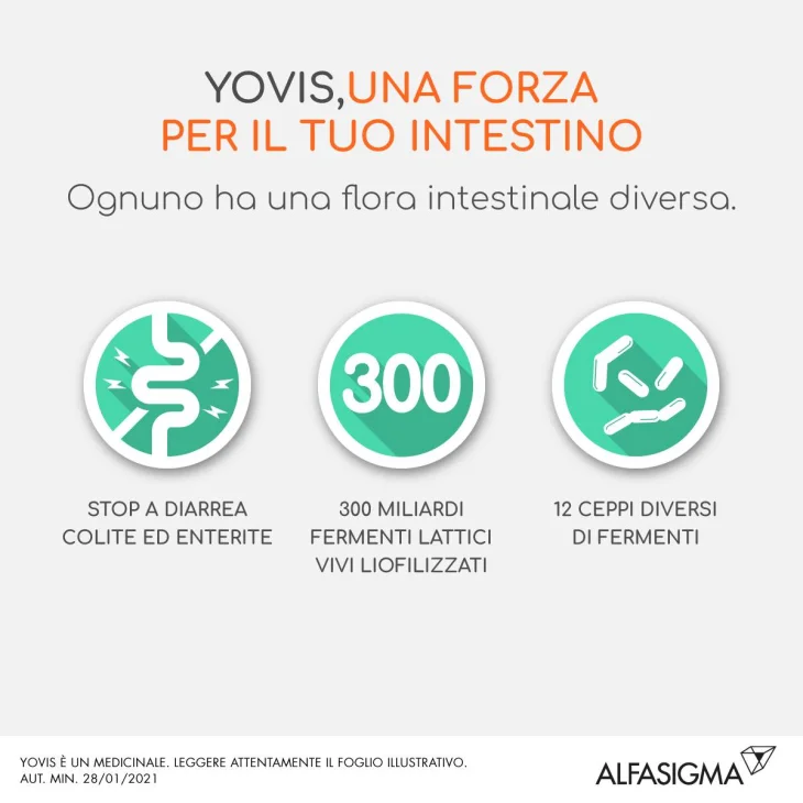 Yovis Integratore contro i disturbi intestinali 10 bustine